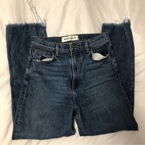 Liza High Straight Reformation Jeans - Kasai Wash